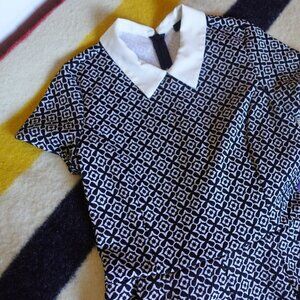 Aqua Collared Romper